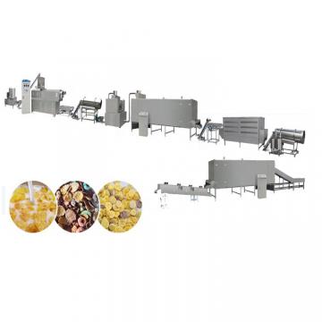 Automatic Twin Screw Extruder Sugar Coated Crunchy Corn Flakes Cereal Maker Machine